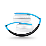 Blue and Black Stereo Bluetooth Headphone