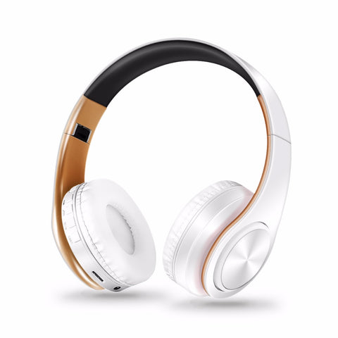 Gold Colors Bluetooth Headphone